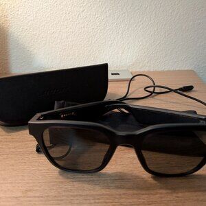 Bose Frames Tenor Rectangular Bluetooth Audio Sunglasses - Black
